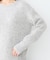 ヘアリークルーネックニット