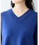 サイドスリットVネックニット