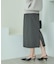 【ストレッチ性/洗える】アウトポケット ナロースカート