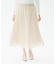 【ウエストゴム/洗える/シアー】シャイニープリーツスカート