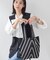 【WEB限定カラー／A4収納】柄ニットバッグ