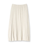 スエードプリーツスカート
