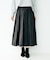 スエードプリーツスカート