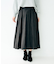 スエードプリーツスカート