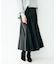 スエードプリーツスカート