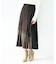 スエードプリーツスカート