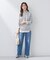 【カシミヤ混】ミドルゲージ ハイネックニット