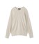 【アンサンブル可/洗える】シアーVネックニット