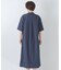 【洗える/前開きボタン】シャンブレーシャツワンピース