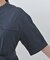 【洗える/前開きボタン】シャンブレーシャツワンピース