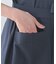 【洗える/前開きボタン】シャンブレーシャツワンピース