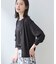 【UVケア/接触冷感／アンサンブル】衿あきカーディガン＆パフスリーブニット