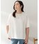 【洗える/Tシャツ】異素材ドッキングプルオーバー