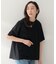 【洗える/Tシャツ】異素材ドッキングプルオーバー