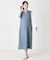 サステナブルデニムライクワンピース