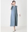 サステナブルデニムライクワンピース