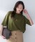 【アンサンブル可/Tシャツ風/ゆったり】リラックスニットトップス