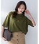 【アンサンブル可/Tシャツ風/ゆったり】リラックスニットトップス