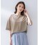 【アンサンブル可/Tシャツ風/ゆったり】リラックスニットトップス