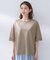 【アンサンブル可/Tシャツ風/ゆったり】リラックスニットトップス