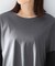 【洗える／袖シアー／Tシャツ風】袖シアープルオーバー