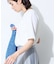 【お仕事に最適】Vネック柄ブラウス