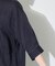 【シアー／7分袖】体型カバーゆったりシャツ
