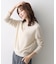 【アンサンブル可能】ラメクルーネックニット