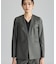 【日本製／良質スーツ】ノーカラージャケット