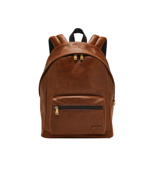 FOSSIL リュック ブラウン レザー 3way フォッシル バッグ 革 茶 PARKER レザー バックパック - ZB1836200 - Fossil