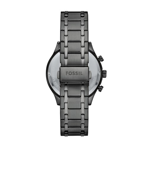 新品未使用　FOSSIL スモーク 腕時計　BQ2401 未使用 メンズ 兼用 Fenmore Multifunction Smoke Stainless Steel Watch BQM2401