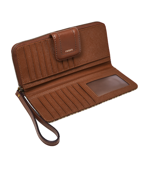 Fossil フォッシル カードケースレディース マディソン クラッチ ブラック Madison Zip Clutch｜フォッシル ウォッチステーション
