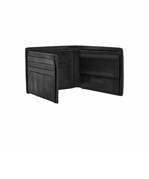 フォッシル] 二つ折り財布 Lufkin ブラック セール】Lufkin Traveler