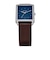 36mm  Hagen Three-Hand Brown Leather Watch