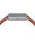 36mm Hagen Three-Hand Brown Leather Watch