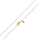 Harlow Linear Texture Gold-Tone Stainless Steel Chain Necklace JF04534710