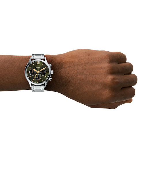 FOSSILマルチファンクション腕時計 44mm FENMORE マルチファンクション ステンレススチールウォッチ