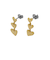 ANJA HEARTS ゴールドトーン ブラス ドロップピアス SKJ5011710