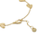 ANJA HEARTS ゴールドトーン ブラス チェーンブレスレット