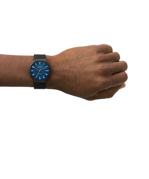 37MM GRENEN ソーラー ミッドナイト ステンレススチール メッシュ
