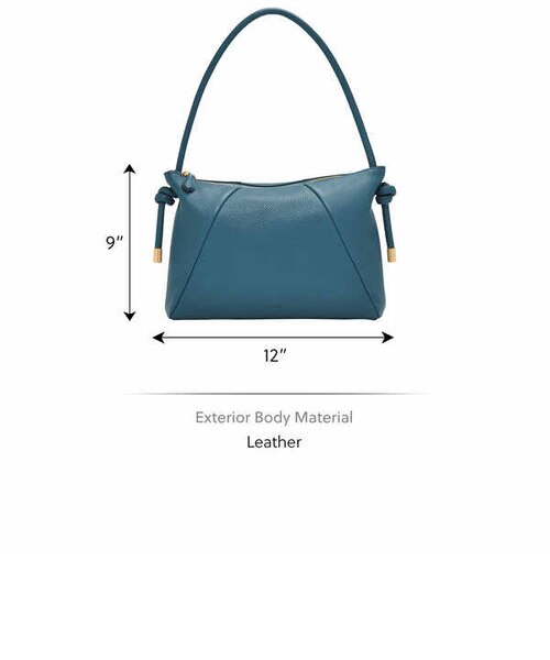 WILLA 肩かけバッグ レディース レザー ブルー スマホ収納可