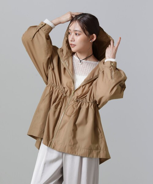 Ariaアリア　mallow blue シアーブルゾン　新品未使用 AZUL BY MOUSSY シアーダンボールブルゾン BLK -ファッション