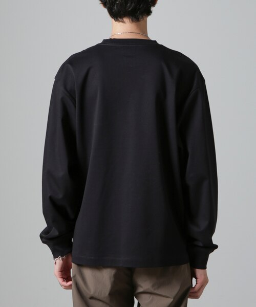 アンチスメル BIG クルーネックTシャツ 長袖｜ナノ_ユニバースの