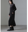 ベロアカットマキシワンピース