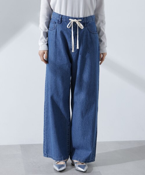 【NANO UNIVERSE】ドロストソフトデニム ドロストソフトデニム