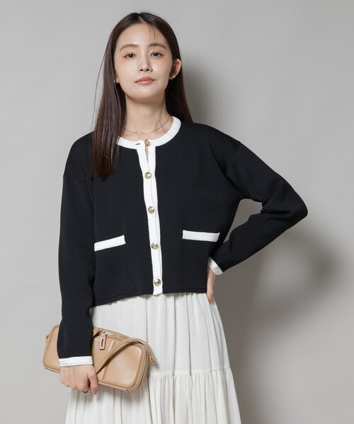 美品 2024 慈雨 センソユニコ ジャケット 薄手 ジャガード 洗濯可能 L snc ジウセンソユニコ 慈雨 Sensounico ジャケット 40 黒 麻混