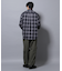 ビッグドレープチェックシャツ 長袖