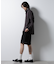 「BELGIUM LINEN FABRICS」リネンコットンスタンドカラーシャツ