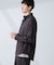 「BELGIUM LINEN FABRICS」リネンコットンスタンドカラーシャツ