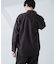 「BELGIUM LINEN FABRICS」リネンコットンスタンドカラーシャツ